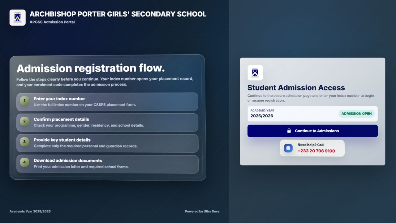My Online Admission student registration platform