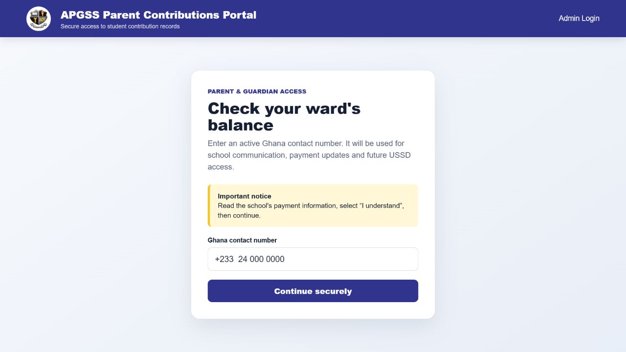 PTAMS parent teacher association contributions and payments portal
